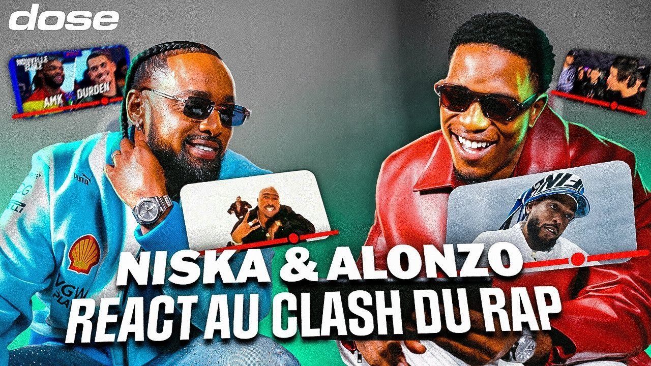 NISKA & ALONZO réagissent aux CLASHS du rap : Drake/Kendrick Lamar, Amk/Durden, Nekfeu, 2Pac – REACT