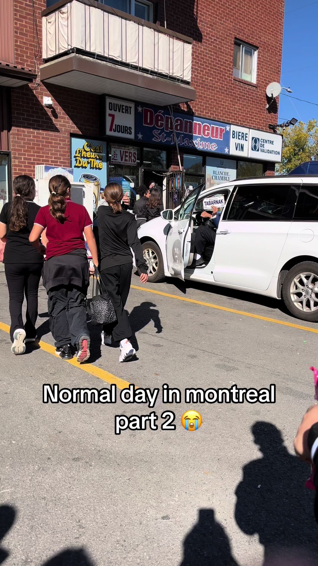 Old man holding legendary Quebec license plate 😂