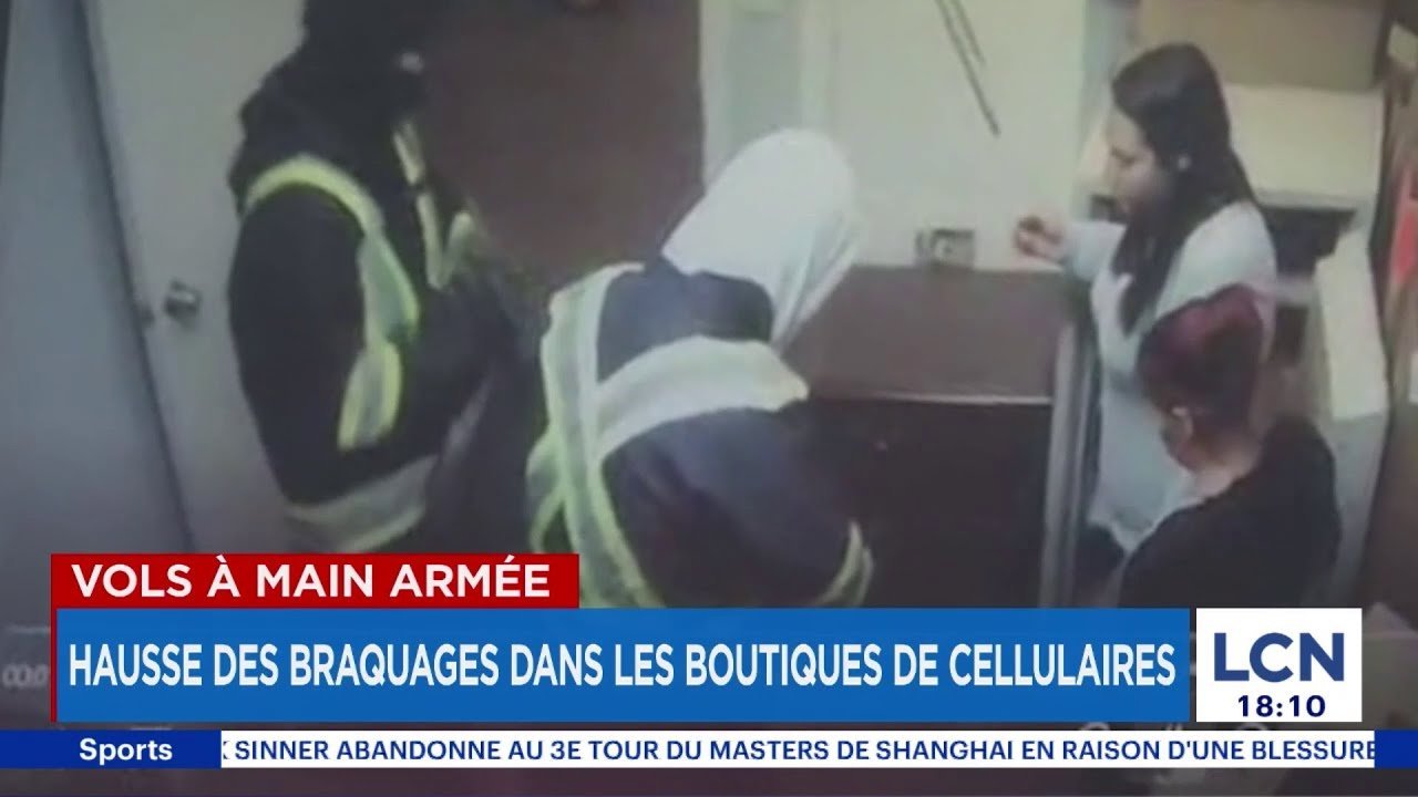 Hausse des vols à main armée dans les boutiques de cellulaires