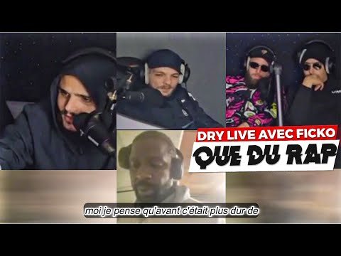 DRY en LIVE avec FICKOTV x STUDIOLIVE x VNR (Intouchable Nouvelle Album, Concert, Mafia K1 Fry ..)