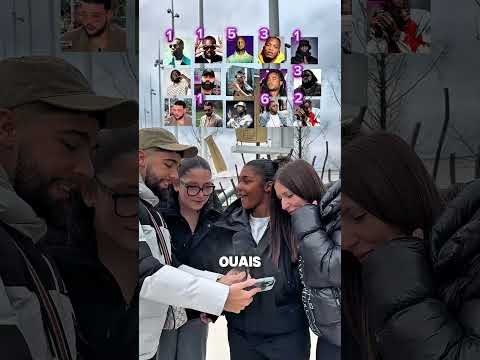 ￼ dans cette liste qui sont 3 trois rappeurs préférés ? 😂 #microtrottoir