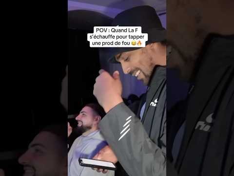 Quand La F doit s’échauffer pour tapper une prod folle 😂🔥