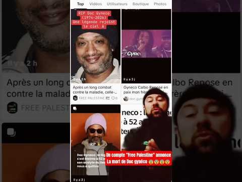 Doc Gynéco fake news 😨😨😨 #docgyneco #rapfr #rappeur #acturap #calbo #rip #react #shortrap #drama