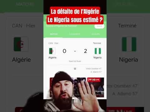 l’Algérie a sous estimé le Nigeria à la CAN ? #algerie #can2026 #défaite #nigeria #football #dzpower