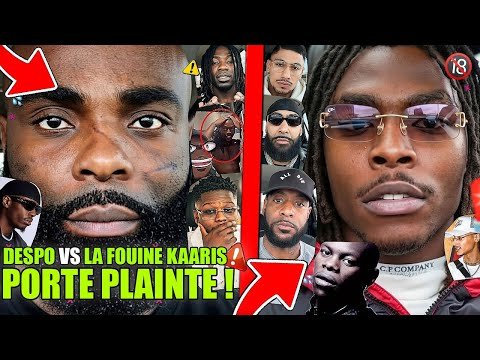 KOBA PORTE PLAINTE, BOOBA PIQUE MARCUS, DESPO CLASH LAFOUINE KAARIS, WERENOI JUGE, VLAD CLASH RK AYA