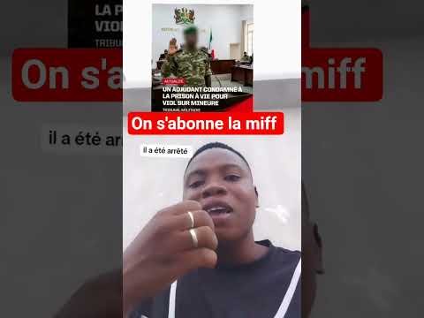 UN ADJUDAN CONDAMNÉ À VIE POUR AVOIR MOUGOU UNE GAMINE#225🇨🇮#cotedivoire225#abidjan#actuivoir#shorts