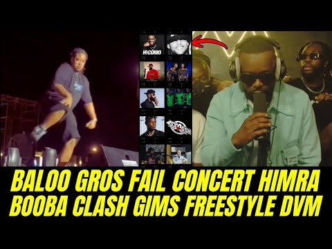 BALOO GROS FAIL SUR SCENE CONCERT HIMRA, BOOBA CLASH L2B VS GIMS FREESTYLE RAP, MAITRE MADJ PODCAST
