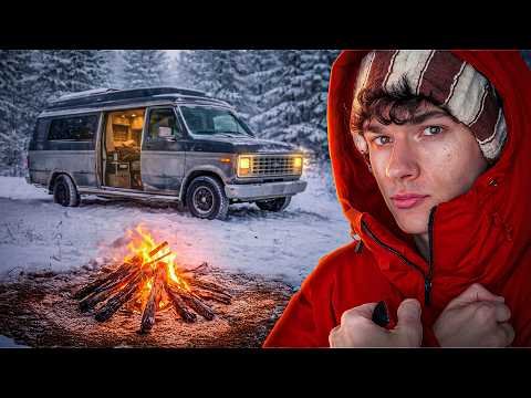 J’ai Survécu 24 jours dans une Van 1987 à -30 degrés