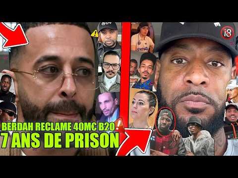 BOOBA CLASH NAPS 7 ANS PRISON, BABS WERENOI 17 MOIS PRISON, BERDAH RÉCLAME 40M€ BOOBA, BIG FLO COLOR
