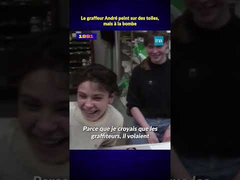 André, le graffeur qui recouvrait tout Paris ​🎨​ ​#INA #hiphop #shorts