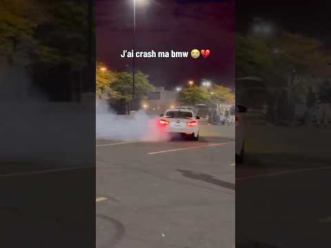 J’ai crash ma bmw 💔 #everyone #viralvideo