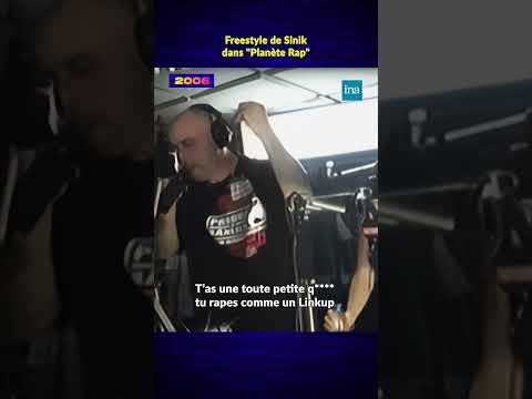 Freestyle de Sinik dans “Planète Rap”  #INA # shorts #skyrock