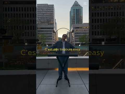 Les couchers de soleil à MTL hits different 🌆❤️‍🔥  #blynk #rnbmusic #montreal