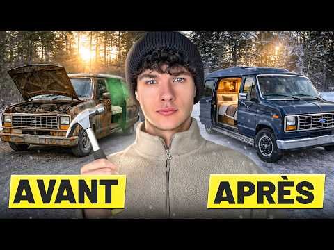 J’ai Transformé une Van 1987 pour Survivre à l’Hiver Québécois