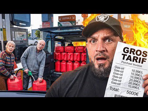 Prix du gasoil : ruée aux stations, Bassem réagit (images) 🚨