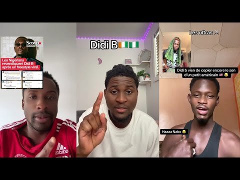 DIDI B À COPIÉ ENCORE LE SON D’UN PETIT AMÉRICAIN