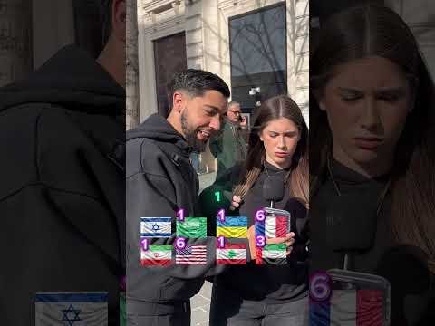 Dans cette liste qui sont tes 3 pays préférés ? 😂 #microtrottoir